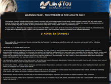 Tablet Screenshot of lilly4you.com